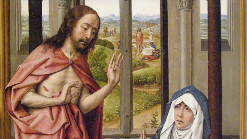Tri Gospina uskrsnuća 1 van der weyden resurrection 2