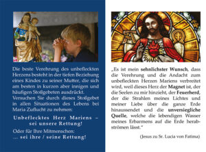 Neuer Flyer: Das unbefleckte Herz Mariens - unsere Rettung 5 Unbeflecktes Herz3
