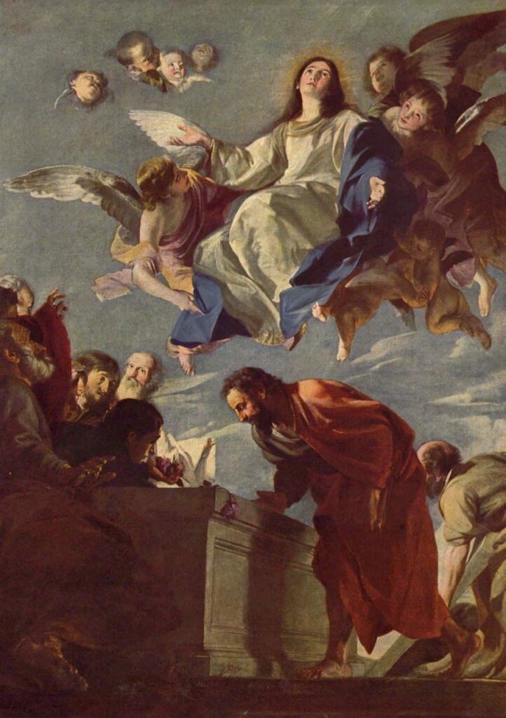 dogma aufnahme in den himmel